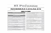 Publicacion Oficial - Diario Oficial El Peruano · Res. N° 015-2015-APN/DIR.- Otorgan a PETROPERÚ S.A. la habilitación portuaria para iniciar la obra de ampliación de infraestructura