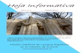 Hoja Informativaclaretianos.ch/nueva/wp-content/uploads/2017/02/hoja...Hoja Informativa Año V Nº. 3 MARZO 2017 Misión Católica de Lengua Española en el Cantón de Zúrich “Aprovechemos