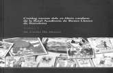 Catileg raonat dels ex-libris catalans de la Reial Academia de … › publicacions › Altres_publicacions... · 2019-10-23 · Aquestes inscripcions de propietat, tanmateix, ...