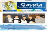 10 de febrero de 2013 ISSN 0186-2987 - UNAM · 2013-02-12 · 10 de febrero de 2013, es el órgano informativo oficial de publicación quincenal editado por la Facultad de Medicina