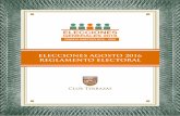 REGLAMENTO ELECTORAL 2016 - Club Terrazas€¦ · A las 18:00 horas del 30 de agosto del 2016, el Presidente del Comité Electoral, declarará o˜cialmente concluido el Proceso Electoral.