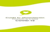 Promoción de la Salud COVID-19...Cocina en familia y lleva a cabo una alimentación saludable. Coronavirus (COVID-19) #PromociónSalud Los alimentos, nutrientes, suplementos o hierbas