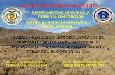 DEPARTAMENTO DE CIENCIAS DE LA TIERRA Y LA …repositorio.espe.edu.ec/bitstream/21000/4288/2/T-ESPE-032614-P.pdf · río Manzano, cantón Alausí, Provincia de Chimborazo y la Propuesta