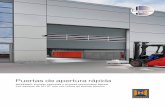 Puertas de apertura rápidapuertasautomaticasycerrajeria.com/wp-content/uploads/... · 2018-05-21 · Calidad de marca Hörmann 4 Producción sostenible 6 Puertas espirales y puertas