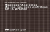 María Pilar Rodríguez Pérez (ed.) Representaciones de las ... · María Pilar Rodríguez Pérez (ed.) Representaciones de las mujeres políticas en la prensa DeustoDigital