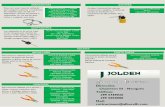 ABRAZADERAS JOLDEN.pdf · 2020-07-01 · ALICATES MEDIA CAÑA Herramienta utilizada para la sujeción de piezas de tamaño pequeño o aplicar fuerza de torsión. Mango aislante de