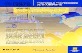 Protocolo Proveedores de Transporte - Gerdau Diaco€¦ · los Ministerios de Salud, de Trabajo y de Transporte y garantizar el entrenamiento y seguimiento al adecuado uso por parte