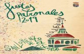 Fiestas Patronales - San Lorenzo de El Escorial · Fiestas Patronales San Lorenzo de El Escorial Autor: Ayuntamiento de San Lorenzo de El Escorial Edita: Editorial MIC D.L.: M-25279-2019