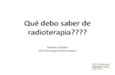 Qué debo saber de radioterapia????radioterapia? 2. Como influye la radioterapia en la cirugía? ... MIP 4D-CT . Hax R-X Espiración Inspiración 1ª posición camilla 2ª posición
