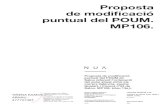 Proposta de modificació puntual del POUM. MP106. · 2019-04-25 · Proposta de modificació puntual del POUM de Salou referent l’ordenació del solar situat entre els carrers València,