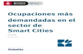 Barcelona treball Ocupaciones Smart Cities 2015 ES...Open Data/Linked Data y Big Data Cada vez más se realizan iniciativas dirigidas a impulsar el establecimiento de portales o plataformas