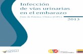 Infección de vías urinarias en el embarazo...Infección de vías urinarias en el embarazo, guía de práctica clínica. Quito: Ministerio de Salud Pública, Dirección Nacional de