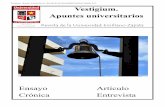 Vestigium. Apuntes universitarios. Revista de la ... · Vestigium. Apuntes universitarios. Revista de la Universidad Emiliano Zapata, 0, 0. 2. MENSAJE DEL EDITOR. Amable lector(a):