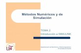 Métodos Numéricos y de Simulacióncmapspublic3.ihmc.us/rid=1295897253718_831296214_2074/tema2.… · Departamento de Electrónica y Electromagnetismo Universidad de Sevilla Simulación