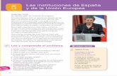 5 Las instituciones de España Propósitos y de la Unión Europea · 2020-04-20 · La península ibérica se une al continente europeo por el istmo de los Pirineros. El estrecho