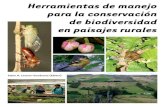 Herramientas de manejo para la conservación paisajes ...€¦ · naturales, algunos sistemas productivos o los paisajes rurales para la conservación de las especies na-tivas de