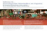 Hablemos de Investigación biomédica en España.aeeh.es/wp-content/uploads/2012/05/v5n1a315pdf001.pdf · 2015-10-25 · Hablemos de... Investigación biomédica en España. El hospital