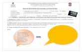 Guía de Aprendizaje de Lenguaje y Comunicación. · Guía de Aprendizaje de Lenguaje y Comunicación. 1 Tema: UNIDAD 1: “VOCES DE LOS PUEBLOS” Continuación del trabajo de escritura