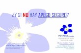 ¿Y SI NO HAY APEGO SEGURO? - Bravo Legalpetales.es/wp-content/uploads/2019/01/y-si-no-hay-apego-seguro.pdf · Principales manifestaciones del trastorno El desarrollo de la conciencia