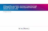 Clasi˜cación Internacional Uniforme de Ocupaciones · Buenos Aires, noviembre de 2015 INDEC 2 INDEC - CAES MERCOSUR 1.0 ... año 2016 la Clasificación Internacional Uniforme de