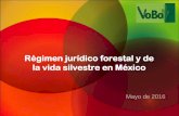 Régimen jurídico forestal y de la vida silvestre en México · propietaria de la fauna silvestre, ya que son recursos naturales dinámicos que los convierte en bienes inaprensibles.