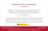 PAPELES DE TRABAJO - ief.es€¦ · PAPELES DE TRABAJO 3/2018 Diagnóstico sobre el primer ciclo de educación infantil en España (0 a 3 años). Propuesta de implantación de un