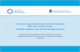 Embajada Argentina ante la Unión Europea, Bruselas · UE28 Produción y Comercio (impo-expo) de cereales Jul 2015 –Jun 2016 - Millones de Tn 310,5 47,3 65,8 32,3* 174,5 0 20 40