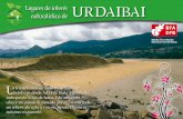 Lugares de interés naturalístico de URDAIBAI · 2011-02-22 · la Reserva de la Biosfera de Urdaibai. Capítulo aparte merece la espátula (Platalea leucorodia), ave zancuda ﬁ
