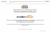 REPÚBLICA DOMINICANA EDESUR DOMINICANA, S.A.edesur2.edesur.com.do/wp-content/uploads/2019/11/pliego... · 2019-11-19 · Página 1 Pliego de Condiciones Específicas para la Comparación