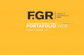 PORTAFOLIO WEB · año 2017 he decido establecerme como freelance bajo mi propia marca, F.GR Web Mis trabajos como freelance comprenden la im-plantación de temas en WordPress, la