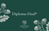 Diploma Dual€¦ · Diploma Dual® Con la filosofía de acompañar a los estudiantes en su desarrollo y preparación dentro, pero también fuera de los Estados Unidos, Academica