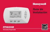 Guía de Instalación - Honeywell · 2012-01-16 · Cuente los cables que salen de la pared y están conectados a los terminales de su viejo termostato.Si cualquiera de ellos está