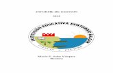 INFORME DE GESTION 2016 - Gobernación del Atlántico · INFORME DE GESTION 2016 María E. Salas Vásquez Rectora . ... enmarcado en le Resolución N° 0215 de 2016 emanada del despacho