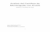 Análisis del Castillejo de Monteagudo con ArcGIS · bastante amplio, pero igualmente nos permite ver que los castillos medievales (tanto islámicos como cristianos) se sitúan en