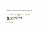 Plan Estratégico 2019-2024 · 2020-01-16 · PLAN ESTRATÉGICO 2019 - 2024 3 1. PRESENTACIÓN El presente plan estratégico 2019-2024 es el resultado de un proceso participativo