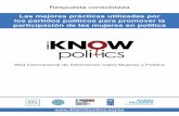 Las mejores prácticas utilizadas por los partidos …iknowpolitics.org/sites/default/files/rc-mejores20prc3a1...A menudo, las secciones de mujeres ayudan a promover los intereses