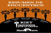 1. Manifiesto de Solentiname Declaración de Veracruz › ... › Resumen-Encuentros.pdf · 2013-03-13 · nadie puede ser indiferente”, éste fue el lema que resume la filosofía