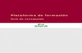Guía de navegaciónSaica - Plataforma de Formaciónelearningsaica.efor.es/guias/guiasaica.pdfmodo de cafetería virtual. Los contenidos son administrables por el tutor de la acción