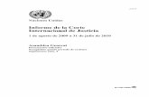 Informe de la Corte Internacional de Justicia€¦ · A/65/4 Naciones Unidas Informe de la Corte Internacional de Justicia 1 de agosto de 2009 a 31 de julio de 2010 Asamblea General