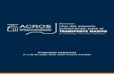 Brochure Comercial 2 - ACROS Asociación Costarricense de ... · boletines y todo el material publicitario de la actividad. Electrónicos: Brochure, redes sociales, newsletters, sitio
