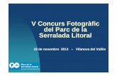 19 de novembre 2013 – Vilanova del Vallès › documents › 75109 › 15900368 › p06d048.pdf · 2013-11-21 · 19 de novembre 2013 – Vilanova del Vallès. Consorci del Parc