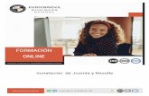 Instalación de Joomla y Moodle - cdn.plusformacion.com · Instalación de Joomla y Moodle + de 100.000 alumnos formados con el 99% de satisfacción, consulta opiniones reales Descripción