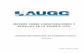 Informe AUGC MEDALLAS...Asociación Pro derechos Humanos de España. D esde la Dirección General de la Guardia Civil informan que las medallas concedidas durante el primer semestre