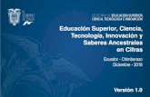 Educación Superior, Ciencia, Tecnología, Innovación …...2019/01/05  · Nacional y Chimborazo: Oferta académica de carreras vigentes, según modalidad de financiamiento en institutos