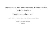 Mأ³dulo Indicadores - Tabasco Reporte de Recursos Federales Mأ³dulo Indicadores (De los Fondos del Ramo