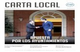 carta localfemp.femp.es/files/842-335-fichero/Carta Local nº 319... · 2018-12-28 · el compromiso municipalista de Sán-chez que sí está apostando por los Ayuntamientos y las