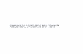 ANÁLISIS DE COBERTURA DEL RÉGIMEN PREVISIONAL … · 3er. Trimestre 2019 Análisis de cobertura del régimen previsional uruguayo 2004 – 2018 Actualización Asesoría Económica