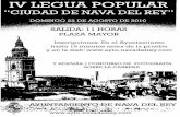 C D E F. G H. - Nava del Rey LEGUA CIUDAD DE NAVA... · 2010-08-05 · El Ayuntamiento de Nava del Rey, organiza por cuarto año consecutivo esta Legua Popu-lar que se desarrollará