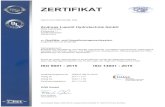 LUPDEVOMFB401-20171109082436 - Hydraulik …...ISO 9001 : 2015 ISO 14001 : 2015 (( DAkkS Deutsche Akkreditierungsstelle D-ZM-16074-01-OO Zertifikat-Registrier-Nr. Gültig ab Gültig