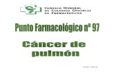 Julio 2015 - Portalfarma€¦ · Cáncer de pulmón comportamiento tumoral de las células implicadas, dando lugar a diferentes subtipos moleculares de cáncer de pulmón. Las principales
